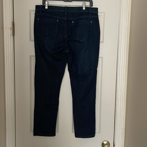 J Jill - Women's Dark Blue Jeans - slim Ankle - size 14 - Picture 1 of 6